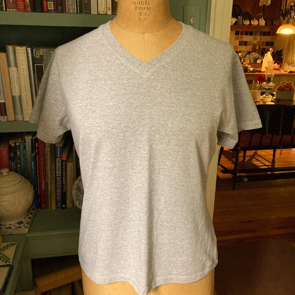 🔥TAKE 50% OFF🔥  Prospirit V-Neck Short Sleeve Grey T-Shirt